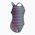 Dámske jednodielne plavky arena Racing Stripe Xcriss Cross navy multi/navy 3