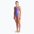 Dámske jednodielne plavky arena Racing Stripe Xcriss Cross navy multi/navy 6