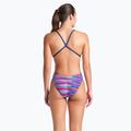 Dámske jednodielne plavky arena Racing Stripe Xcriss Cross navy multi/navy 7