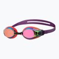 Plavecké okuliare Arena Zoom X-Fit Mirror copper/bright coral/plum