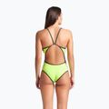 Dámske jednodielne plavky arena Icons Super Fly Back Solid artic lime/dark sage 3