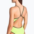 Dámske jednodielne plavky arena Icons Super Fly Back Solid artic lime/dark sage 5