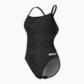Dámske jednodielne plavky arena Snake Skin Challenge black/team black 4