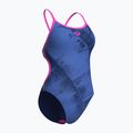 Dámske jednodielne plavky arena Arch Lace Back multi blue/navy/shocking pink 3