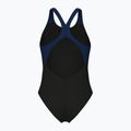 Dámske jednodielne plavky arena Flowing V Back black/navy 2
