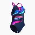Dámske jednodielne plavky arena Bloom Swim Pro Back Lb multi navy/navy/shocking pink 3