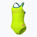 Dámske jednodielne plavky arena Logo Swim Pro artic lime/blue china 4