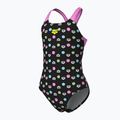 Detské jednodielne plavky arena Multiple Dot Swim Pro Back multi black/orchid 4