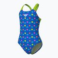 Detské jednodielne plavky arena Multiple Dot Swim Pro Back multi blue/artic lime 4