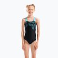 Detské jednodielne plavky arena Kikko Swim Pro Back black/water 5