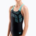 Detské jednodielne plavky arena Kikko Swim Pro Back black/water 8