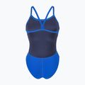 Dámske jednodielne plavky arena Team Swimsuit Challenge Solid neon blue/team orange 2