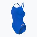 Dámske jednodielne plavky arena Team Swimsuit Challenge Solid neon blue/team orange 3