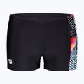 Plavecké boxerky Arena Lit Logo Swim Short black/multi