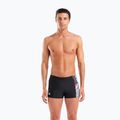 Plavecké boxerky Arena Lit Logo Swim Short black/multi 5