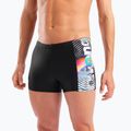 Plavecké boxerky Arena Lit Logo Swim Short black/multi 8