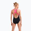 Detské jednodielne plavky arena Dots Swim Pro Back black multi/black/shocking pink 7