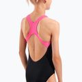 Detské jednodielne plavky arena Dots Swim Pro Back black multi/black/shocking pink 9