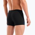 Pánske plavecké boxerky arena Graphic Swim Short black/turquoise 9