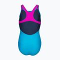 Detské jednodielne plavky arena Kikko Swim Pro Back turquoise/very fuchsia 2