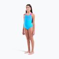 Detské jednodielne plavky arena Kikko Swim Pro Back turquoise/very fuchsia 6
