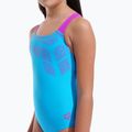 Detské jednodielne plavky arena Kikko Swim Pro Back turquoise/very fuchsia 8