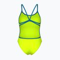 Dámske jednodielne plavky Arena Lace Back Solid artic lime/blue cosmo 2