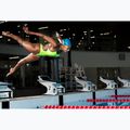 Dámske jednodielne plavky Arena Lace Back Solid artic lime/blue cosmo 11