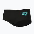 Pánske plavecké boxerky arena One Low Waist Short Big Logo black/black 3