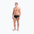 Pánske plavecké boxerky arena One Low Waist Short Big Logo black/black 6