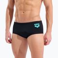 Pánske plavecké boxerky arena One Low Waist Short Big Logo black/black 8