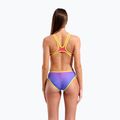 Dámske jednodielne plavky arena One Shaded Print Tech One Back bright coral royal multi/soft green 7