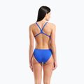 Dámske jednodielne plavky arena Earth Challange Back neon blue multi/neon blue/neon blue 3