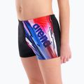 Chlapčenské plavecké boxerky arena Loud Swim Short black/multi 4