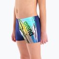 Chlapčenské plavecké boxerky arena Loud Swim Short navy/multi 4