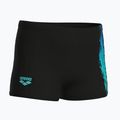 Chlapčenské plavecké boxerky arena Loud Swim Short black/black multi 4