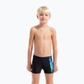 Chlapčenské plavecké boxerky arena Loud Swim Short black/black multi 5