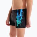 Chlapčenské plavecké boxerky arena Loud Swim Short black/black multi 8