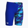 Detské plavky jammer arena Crowded Swim Jammer neon blue/neon blue multi 4