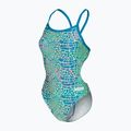 Dámske jednodielne plavky arena Snake Skin Challenge blue cosmo multi/blue cosmo 3