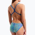 Dámske jednodielne plavky arena Snake Skin Challenge blue cosmo multi/blue cosmo 9