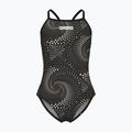 Detské jednodielne plavky arena Fireflow Lightdrop Back black/team black