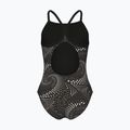 Detské jednodielne plavky arena Fireflow Lightdrop Back black/team black 2