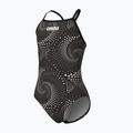 Detské jednodielne plavky arena Fireflow Lightdrop Back black/team black 3
