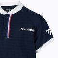 Detské tenisové tričko Tecnifibre Polo blue 22F3PO F3 3