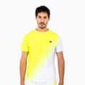 Pánske tenisové tričko Tecnifibre X-Loop Tee white/yellow