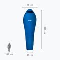 Millet Baikal 750 Regular spací vak pravý sky diver 3