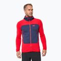 Pánska mikina Millet Fusion Grid Hoodie red