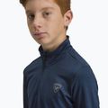 Rossignol Boy 1/2 Zip Warm Stretch detská lyžiarska mikina dark navy 5