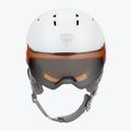 Dámska lyžiarska prilba Rossignol Fit Visor Impacts white/orange/silver 2